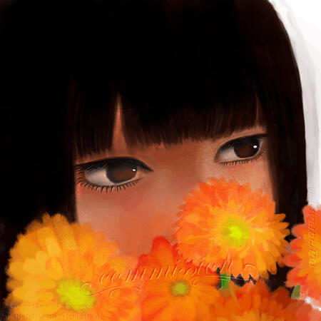 Semi realism closeup